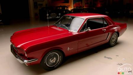 La Ford Mustang 1965, trois quarts avant